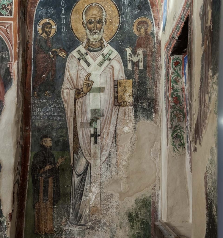 Tοιχογραφία του Αγίου Νικολάου, Ομώνυμος Ναός Στέγης Κύπρου